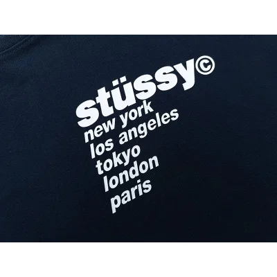 Футболка Stussy With A Strawberry Pattern And An Inscription "Blue/Black" фото № 5