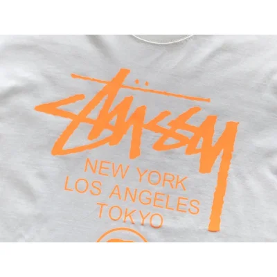 Футболка Stussy Bright Color Front Inscription "White" фото № 4 Футболка Stussy Bright Color Front Inscription "White" фото № 4