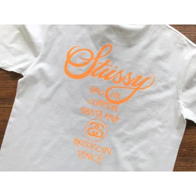 Футболка Stussy Bright Color Front Inscription "White" фото № 6 Футболка Stussy Bright Color Front Inscription "White" фото № 6