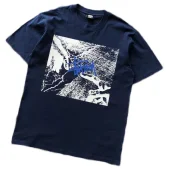 Футболка Stussy Logo Between Hands "Blue"