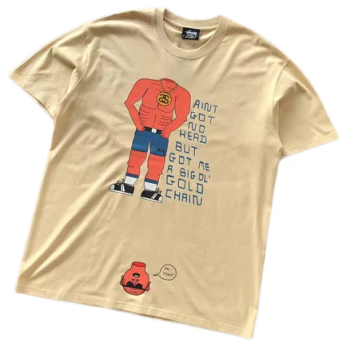 Футболка Stussy Man Without Head "Brown"