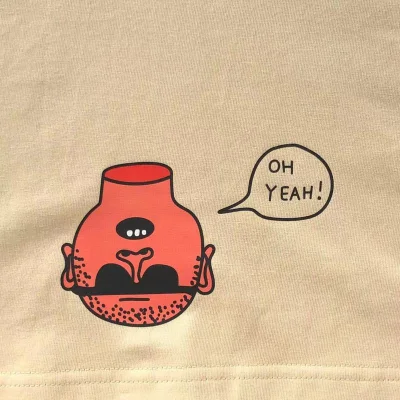 Футболка Stussy Man Without Head "Brown" фото № 3