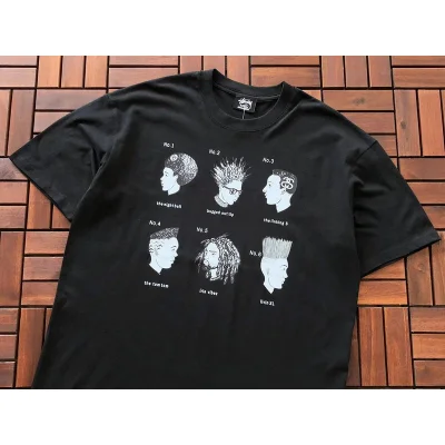 Футболка Stussy People With Different Hairstyle "Black" фото № 4 Футболка Stussy People With Different Hairstyle "Black" фото № 4