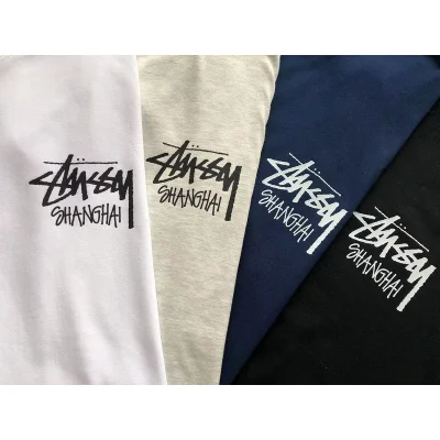 Футболка Stussy Inscription Shanghai "Beige" фото № 3 Футболка Stussy Inscription Shanghai "Beige" фото № 3