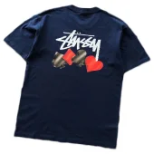 Футболка Stussy Playing Card Suits "Blue"