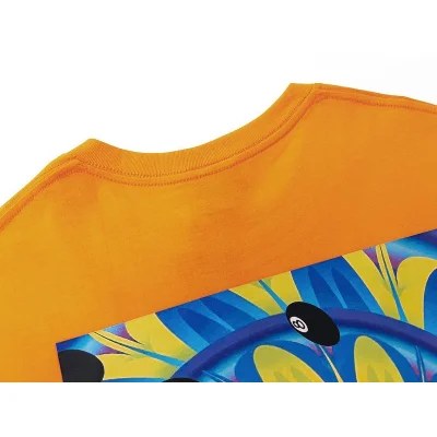 Футболка Stussy New Fashion Jeans Text "Orange" фото № 4