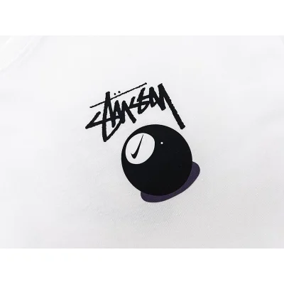 Футболка Stussy Print With A Black Ball "White" фото № 3