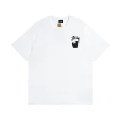 Футболка Stussy Print With A Black Ball "White"