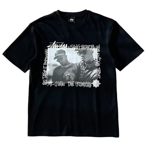 Футболка Stussy Gang Star "Black"