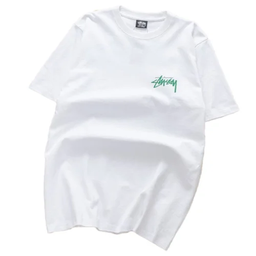 Футболка Stussy With Sculpture Print On The Back "White"