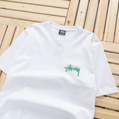 Футболка Stussy With Sculpture Print On The Back "White" фото № 3