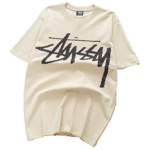 Футболка Stussy Large Logo "Beige"