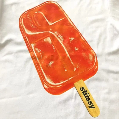 Футболка Stussy Ice Cream Print "White" фото № 2