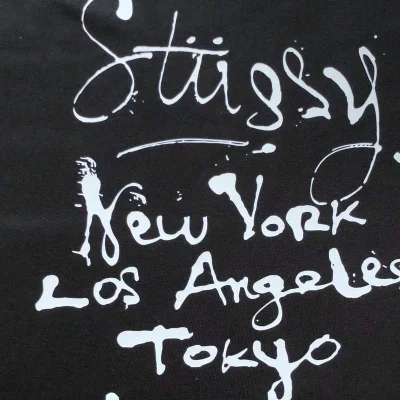 Футболка Stussy Cities List "Black" фото № 8