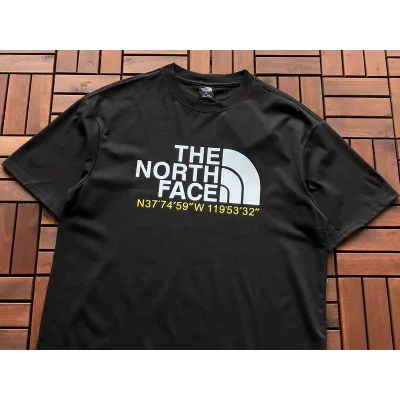 Футболка The North Face Logo WIth Coordinates "Black" фото № 4