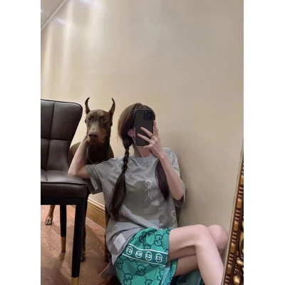 Футболка Thom Browne Drawing of a man "Grey" фото № 3