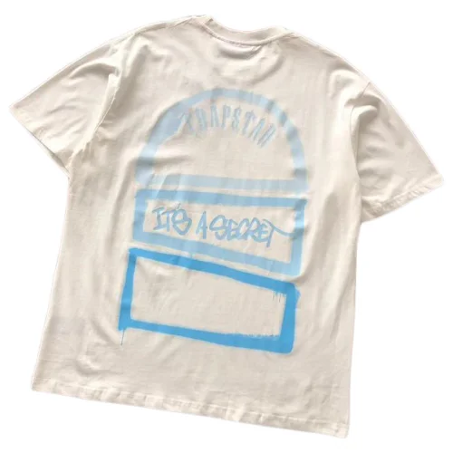 Футболка Trapstar Logo Inscription And Geometric Figures "White"