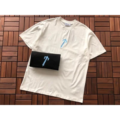 Футболка Trapstar Logo Inscription And Geometric Figures "White" фото № 2