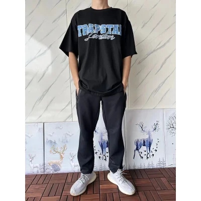 Футболка Trapstar Lettering Paris "Black" фото № 8