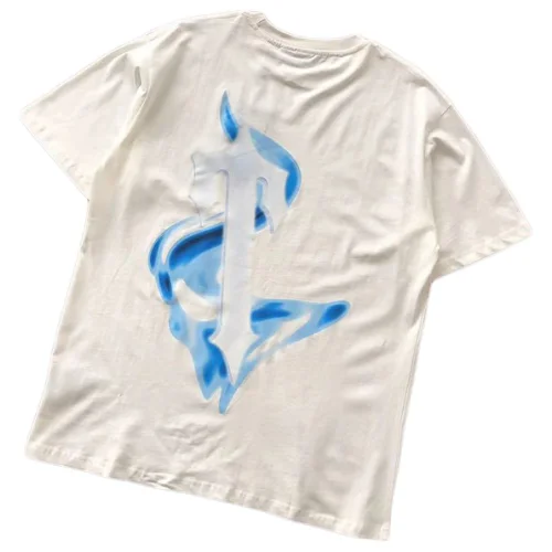 Футболка Trapstar Big Back Print With Colorful Shadow "White"