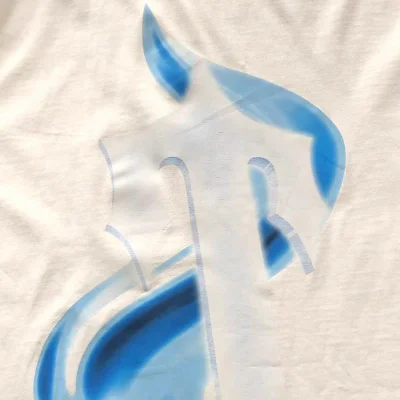 Футболка Trapstar Big Back Print With Colorful Shadow "White" фото № 5