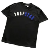 Футболка Trapstar Two Color Logo Inscription "Black"