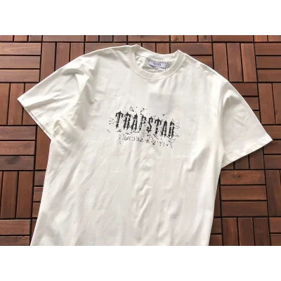 Футболка Trapstar Logo From Small Details "White" фото № 3