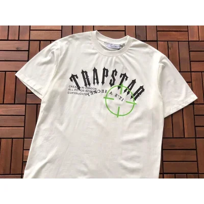 Футболка Trapstar Logo Lettering With Aim "White" фото № 5