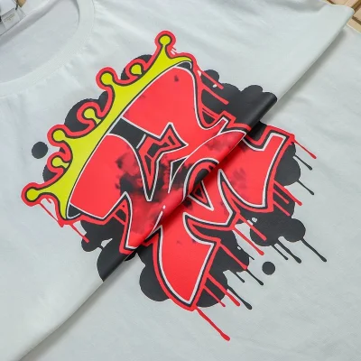 Футболка Colorful Inscription With Crown "White" фото № 4