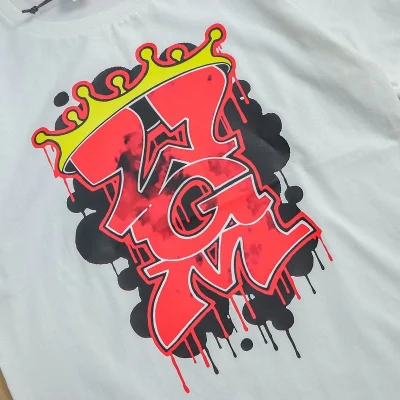 Футболка Colorful Inscription With Crown "White" фото № 3