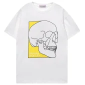 Футболка Alexander Mcqueen Skeleton Inside Rectangle Print "White"