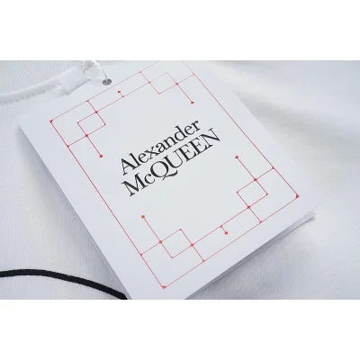 Футболка Alexander Mcqueen Skeleton Inside Rectangle Print "White" фото № 4