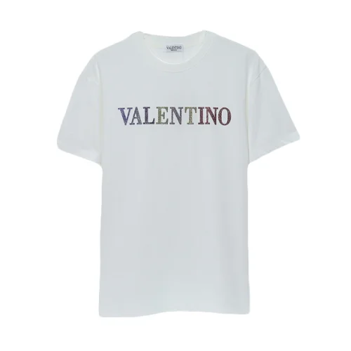 Футболка Valentino Shining Brand Name "White"
