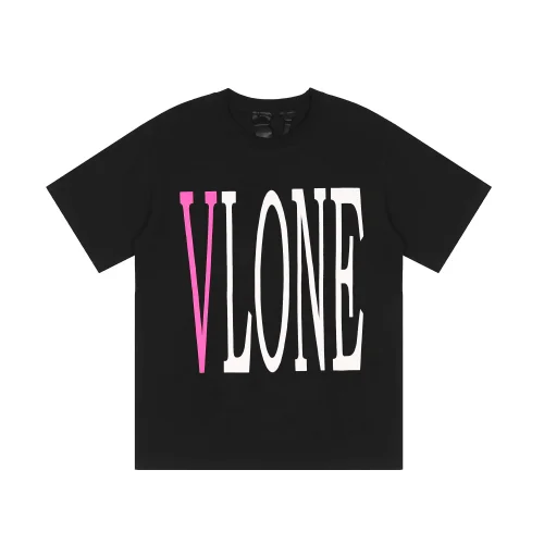 Футболка Vlone Pink V "Black"