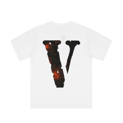 Футболка Vlone V-Friends Blood Splatter "White" фото № 2
