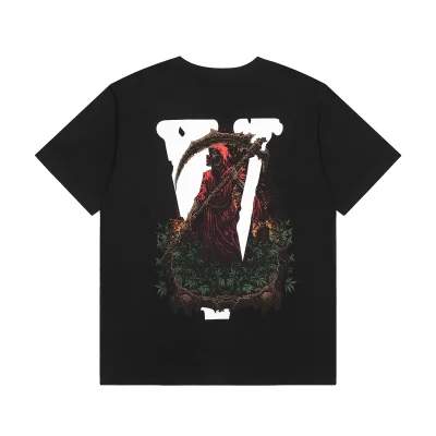 Футболка Vlone Farms V-Bud Death "Black" фото № 2