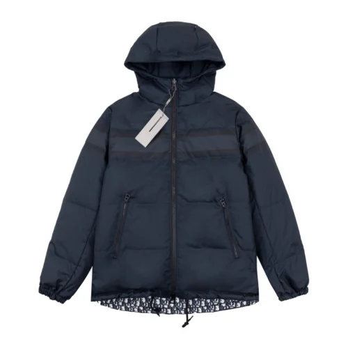 Двусторонний пуховик Christian Dior Monogram Oblique "Black"