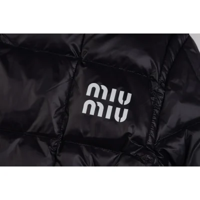 Пуховик Miu Miu Logo Block "Black" фото № 7
