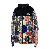 Пуховик The North Face Hexagon "Blue/White"