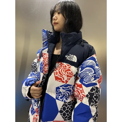 Пуховик The North Face Hexagon "Blue/White" фото № 3 Пуховик The North Face Hexagon "Blue/White" фото № 3