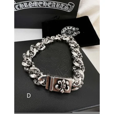 Браслет Chrome Hearts Massive "Silver" фото № 5