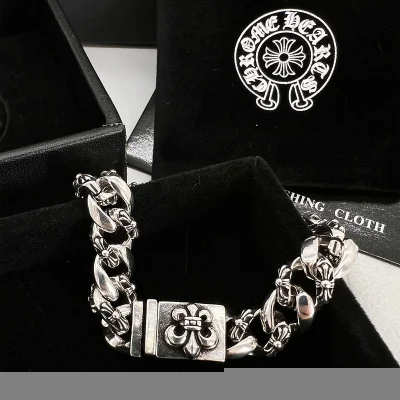 Браслет Chrome Hearts Massive "Silver" фото № 6