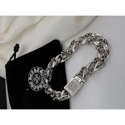 Браслет Chrome Hearts Massive "Silver" фото № 7