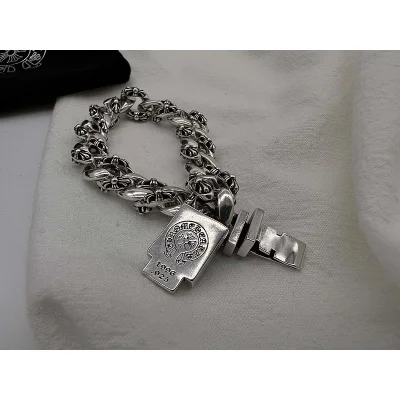 Браслет Chrome Hearts Massive "Silver" фото № 8