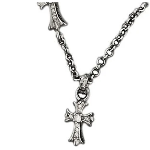 Подвеска Chrome Hearts Decorated Cross And Symbols "Silver"