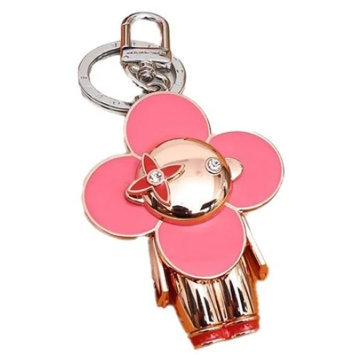 Брелок Louis Vuitton Man With Flower Face "Pink"