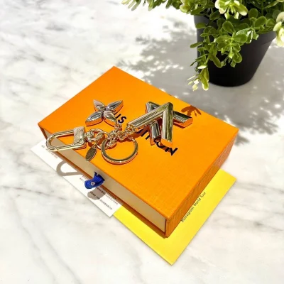 Брелок Louis Vuitton Big Logo Symbols "Silver" фото № 3