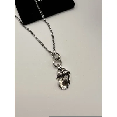 Подвеска Chrome Hearts Pendant Lips "Silver" фото № 4