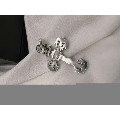 Подвеска Chrome Hearts From Brand - Cross "Silver" фото № 3