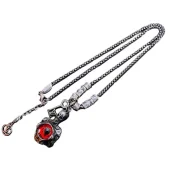 Подвеска Louis Vuitton Figure With Logo - Hole In Breast "Silver"